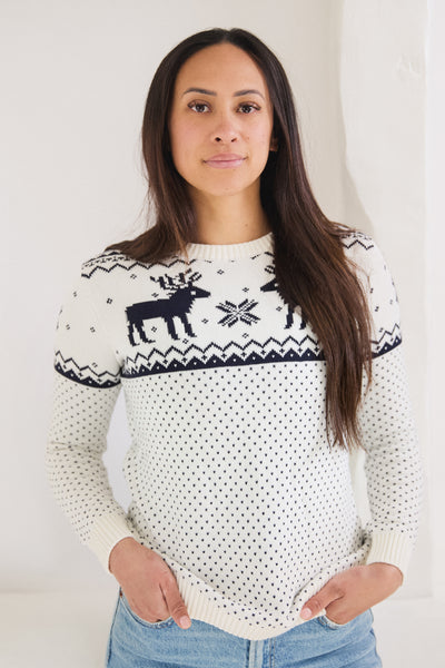 Christmas Reindeer Fairisle Jumper Baby