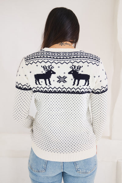 Christmas Reindeer Sweater Ladies