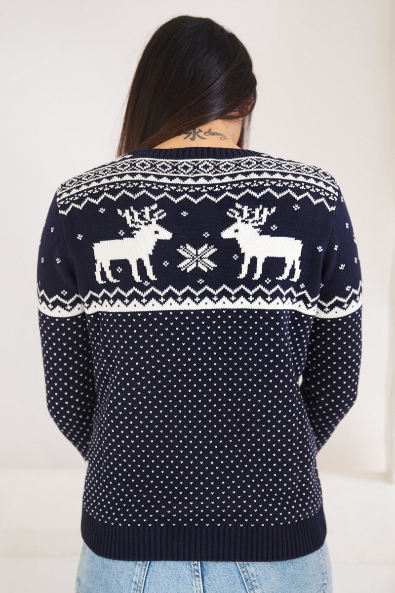 Christmas Reindeer Sweater Ladies