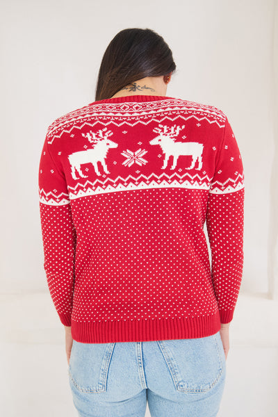 Christmas Reindeer Sweater Ladies