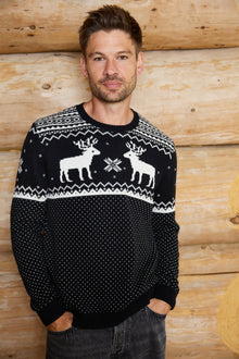 Mens Christmas Reindeer Jumper
