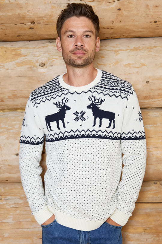 Mens Christmas Reindeer Jumper