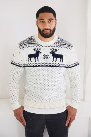 Christmas Reindeer Fairisle Jumper