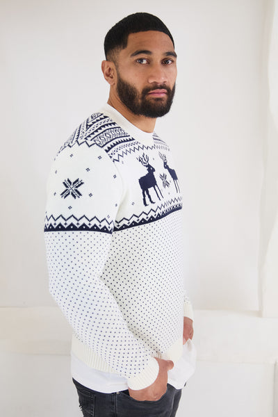 Christmas Reindeer Fairisle Jumper