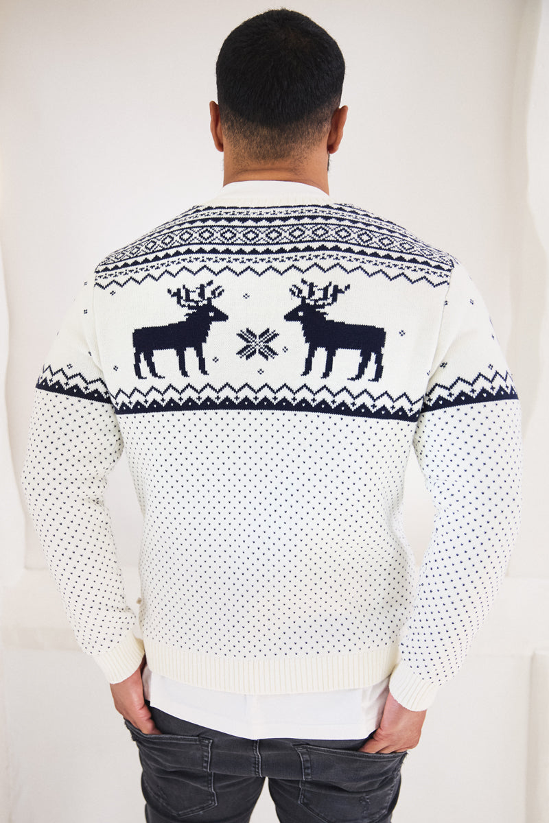 Christmas Reindeer Fairisle Jumper