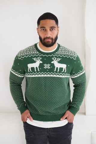 Christmas Reindeer Fairisle Jumper