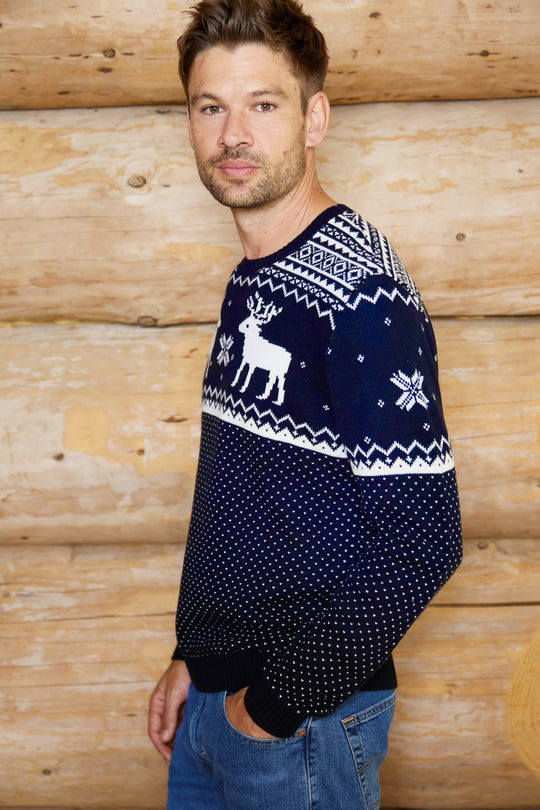 Christmas Reindeer Sweater Mens