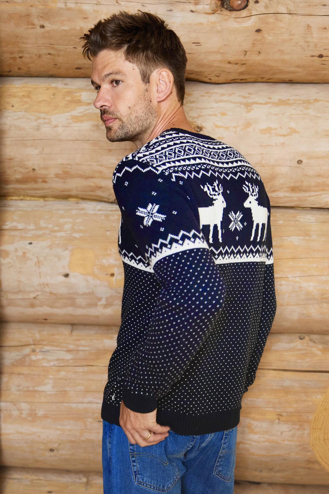 Christmas Reindeer Sweater Mens