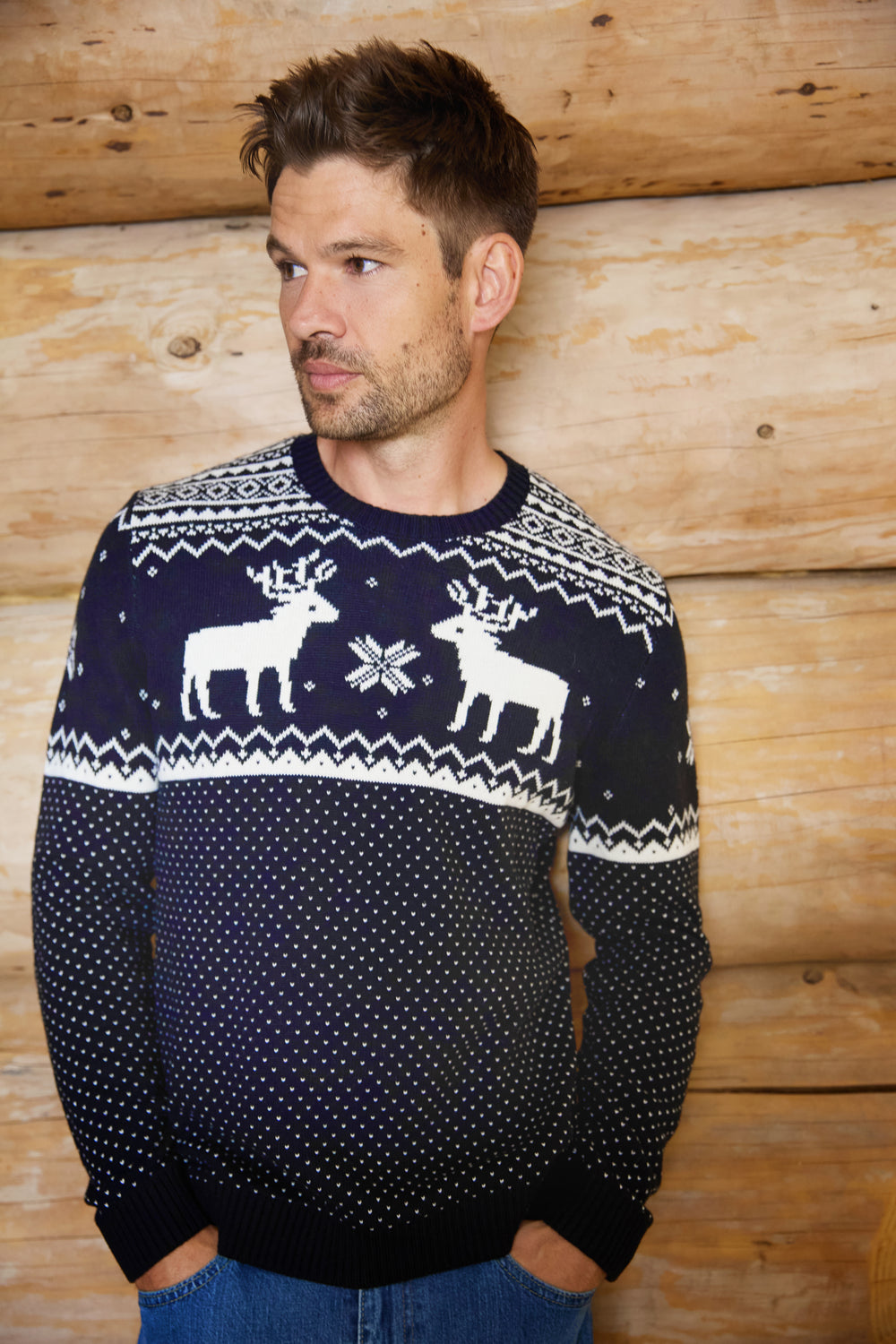 Christmas Reindeer Sweater Mens