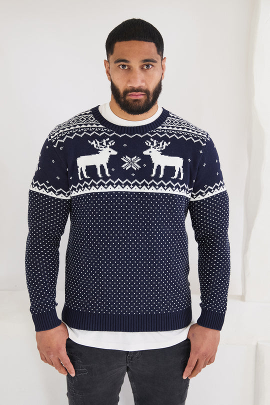Christmas Reindeer Sweater Mens
