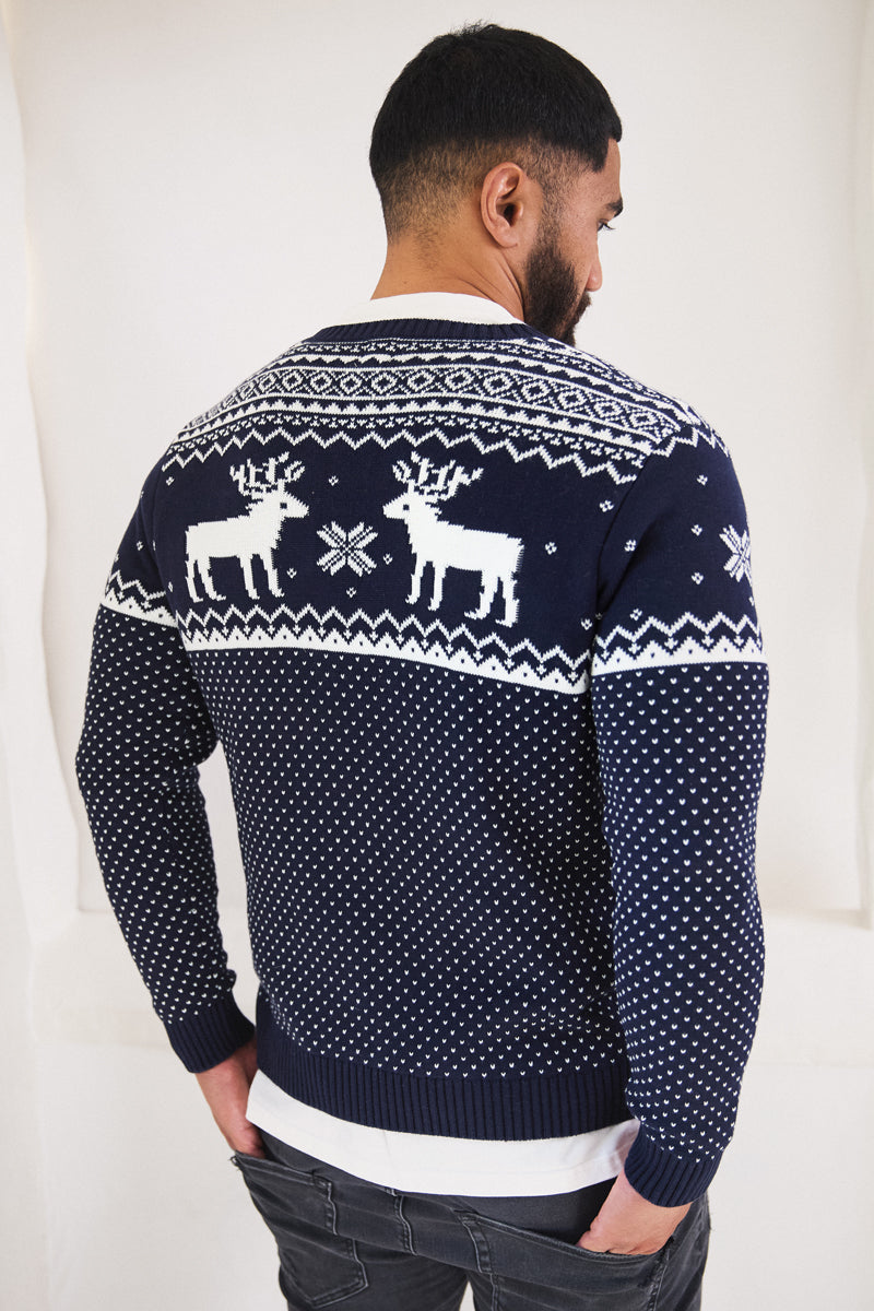 Christmas Reindeer Sweater Mens – The Little Tailor