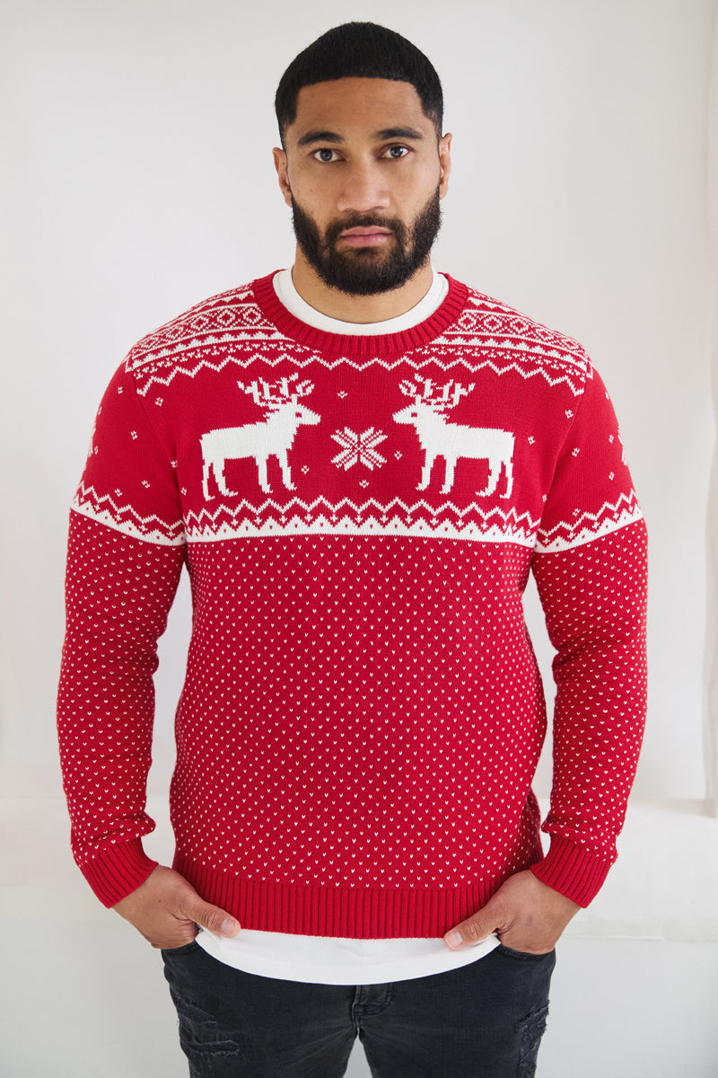 Christmas Reindeer Sweater Mens