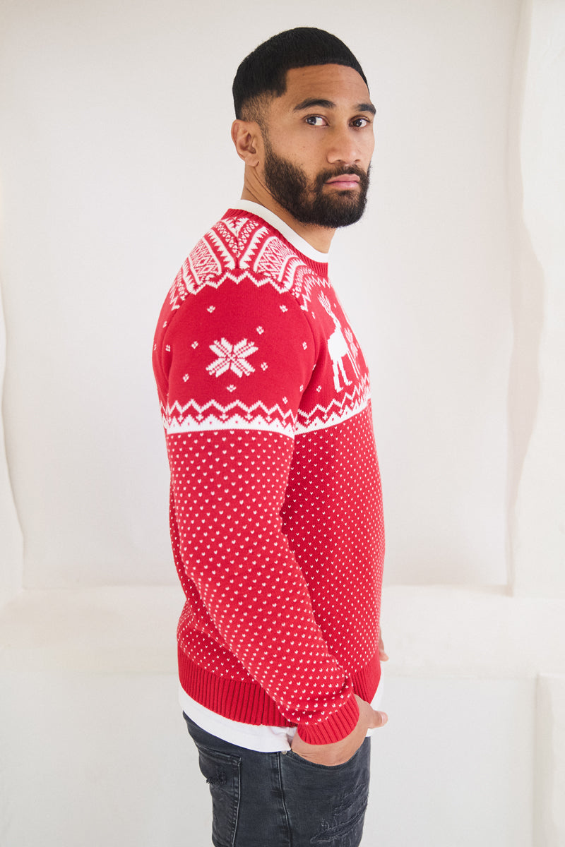 Christmas Reindeer Sweater Mens