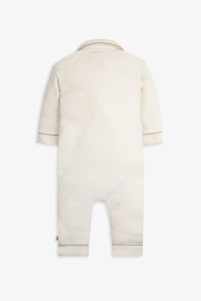 Baby Luxury Soft Touch Velour Christmas Onsie