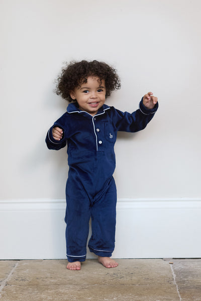 Baby Luxury Soft Touch Velour Christmas Onsie