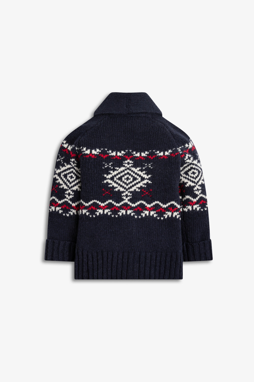 Kids Aztec Chunky Knit Christmas Cardigan