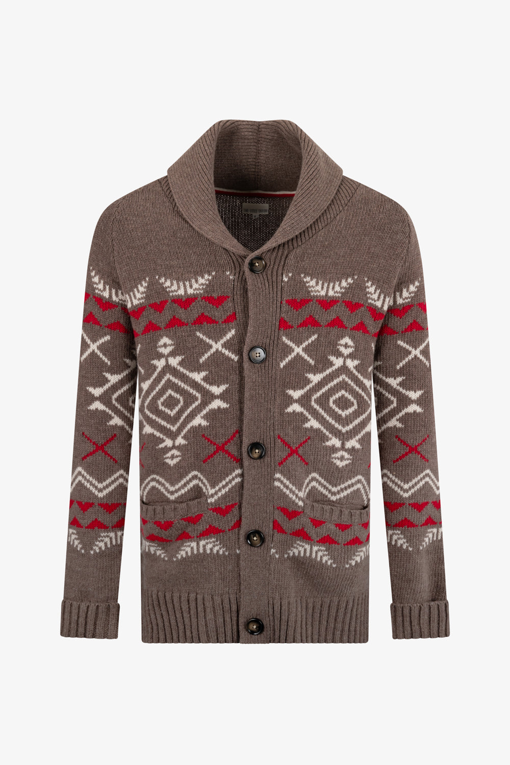 Aztec Chunky Knit Christmas Cardigan