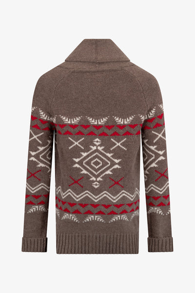 Aztec Chunky Knit Christmas Cardigan