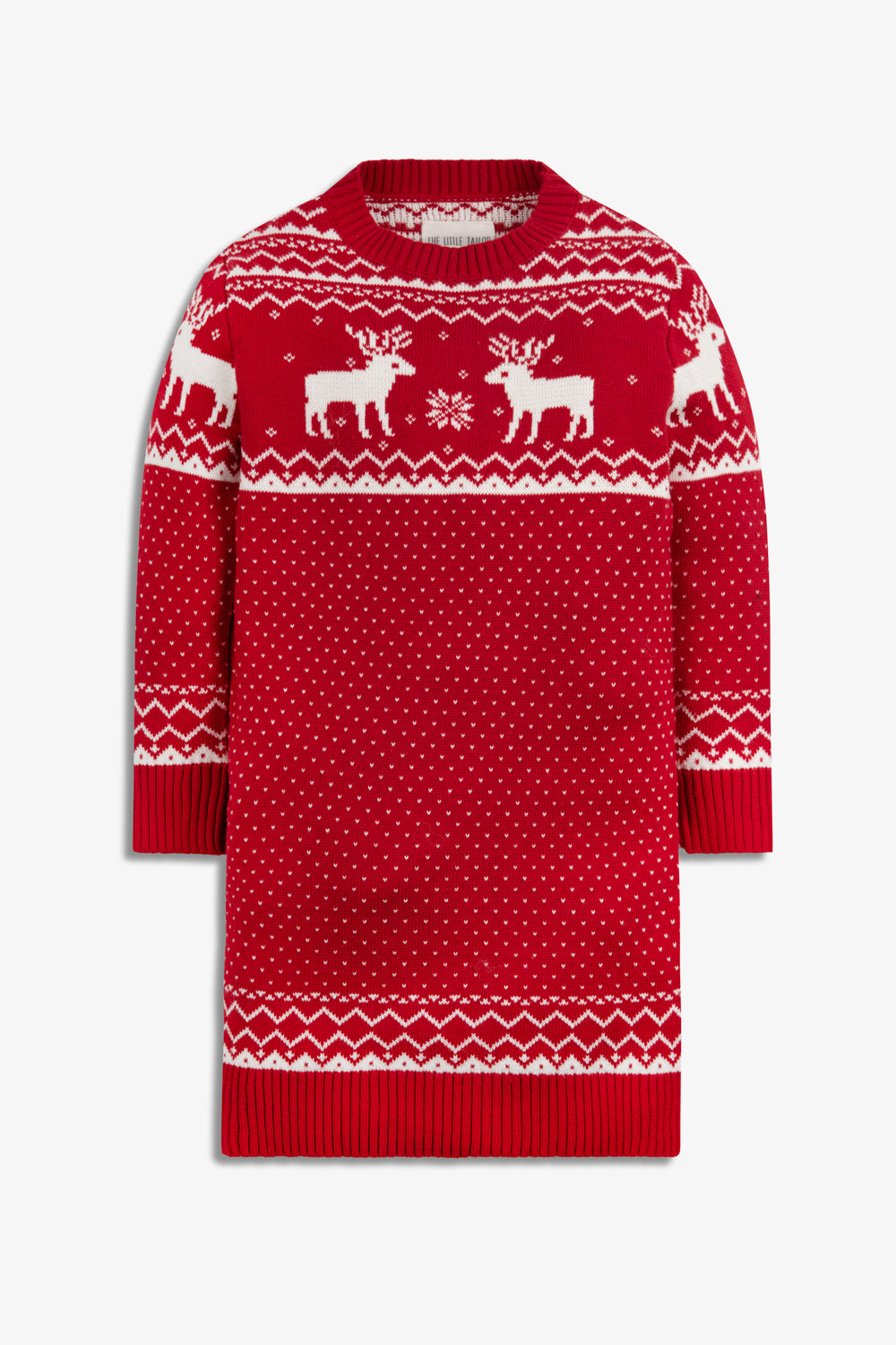 Kids Christmas Reindeer Fairisle Dress