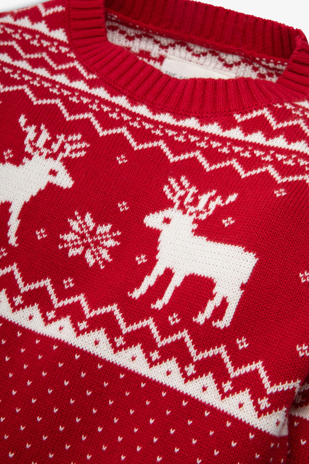 Kids Christmas Reindeer Fairisle Dress