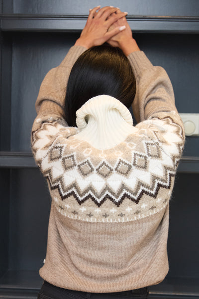 Diamond Fairisle Knitted Christmas Jumper