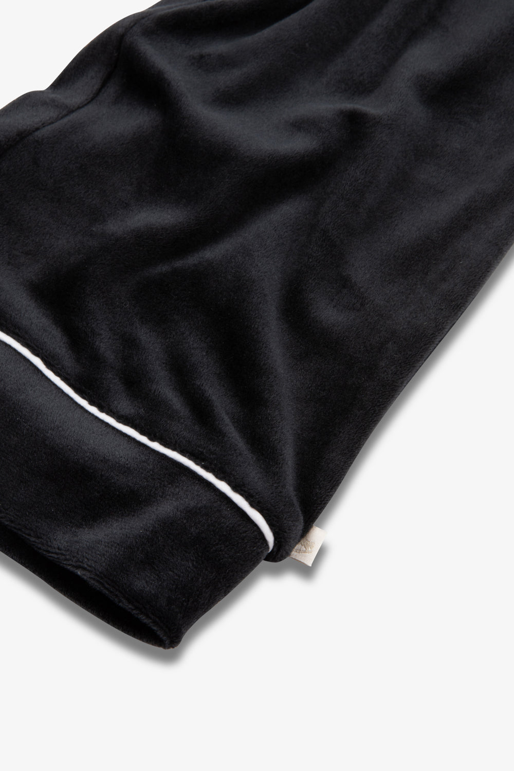Kids Luxury Soft Touch Velour Christmas Pyjamas - Black