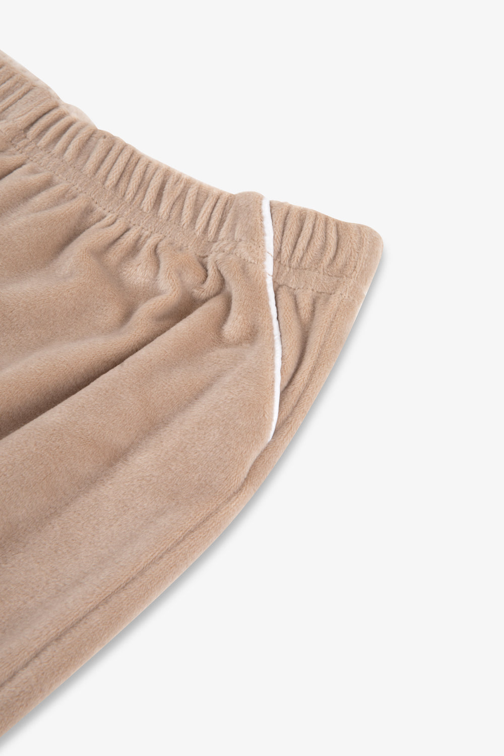 Kids Luxury Soft Touch Velour Christmas Pyjamas - Mocha