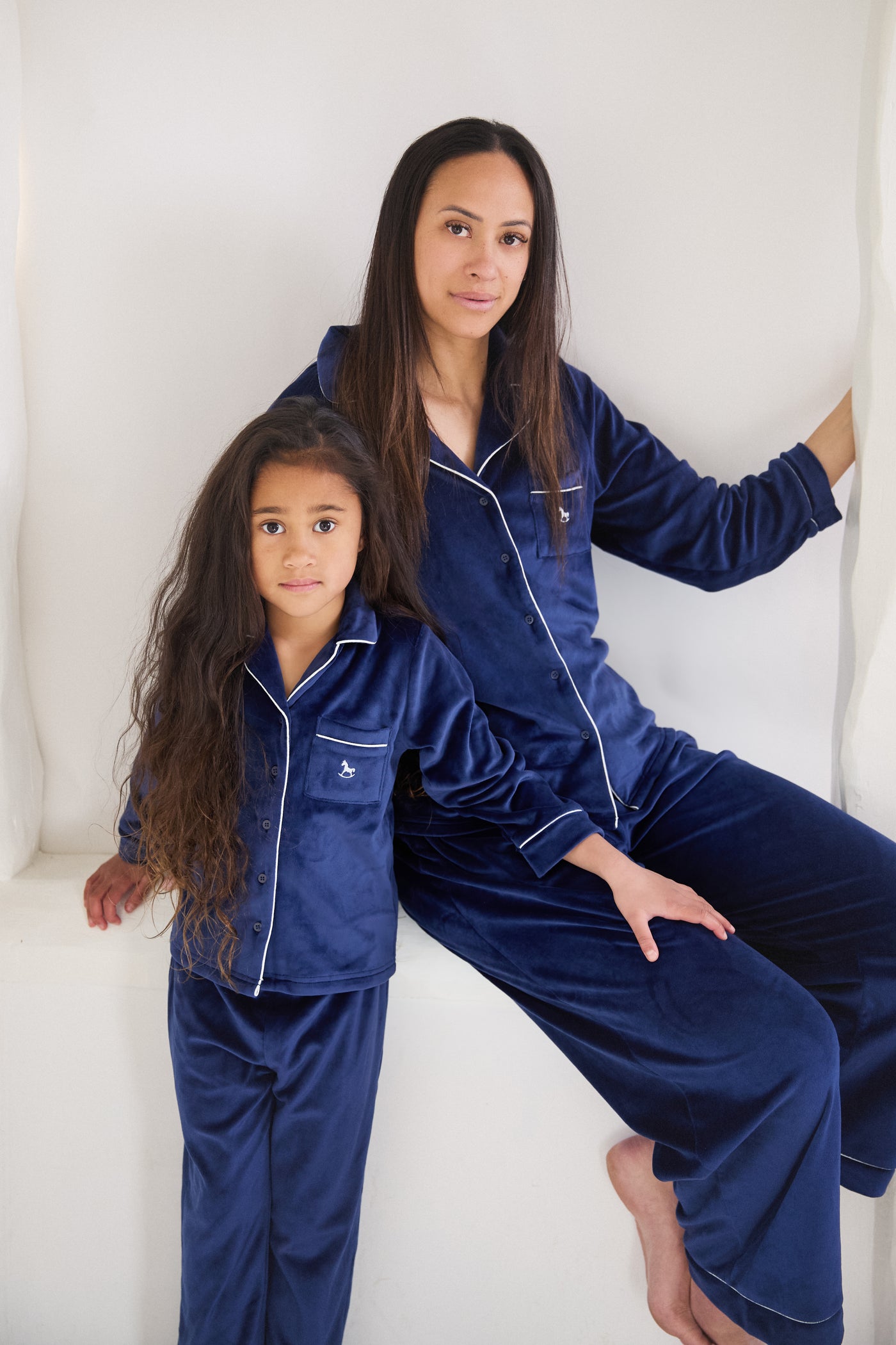 Kids Luxury Soft Touch Velour Christmas Pyjamas