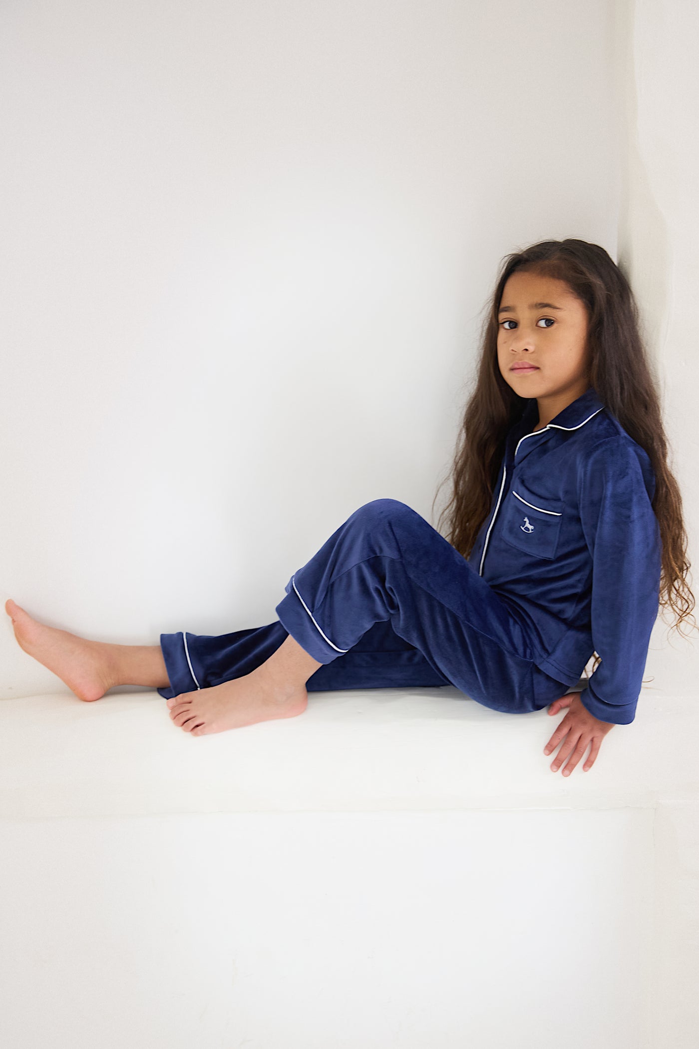 Kids Luxury Soft Touch Velour Christmas Pyjamas