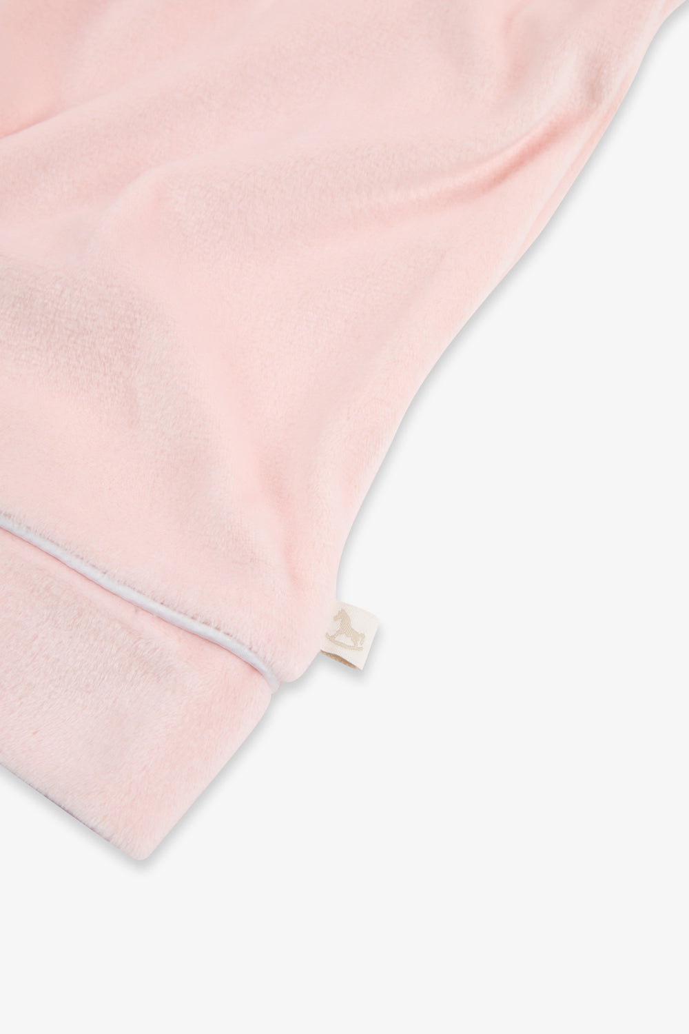 Kids Luxury Soft Touch Velour Christmas Pyjamas-Dusky Pink