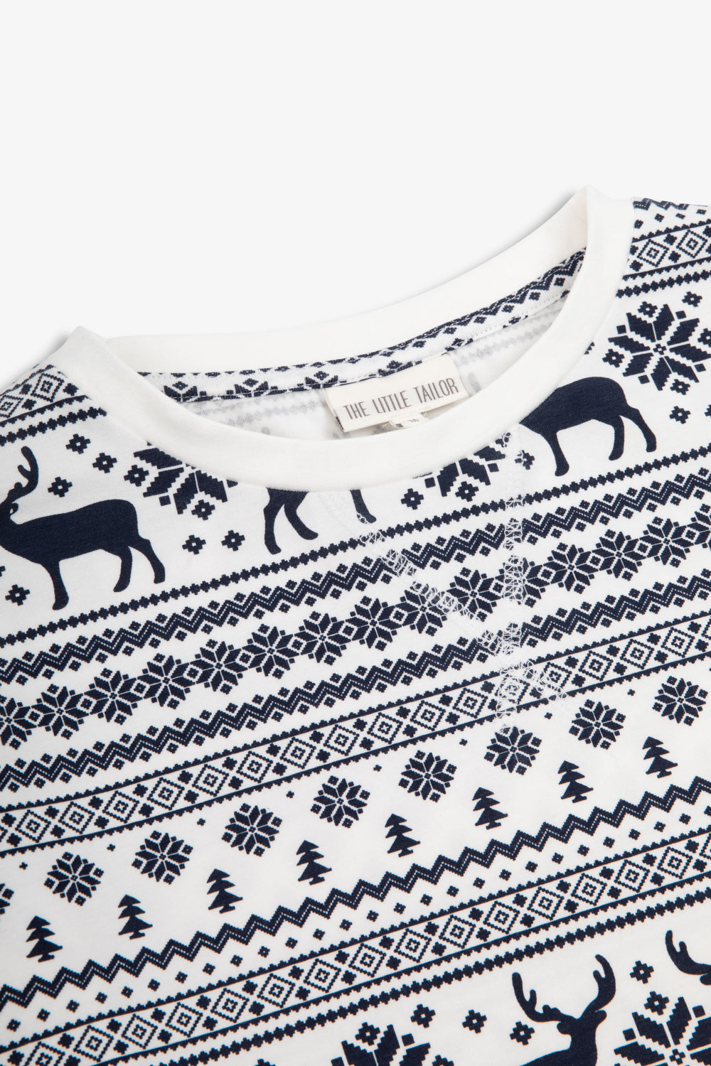 Reindeer Christmas Fairisle Ladies Pyjamas