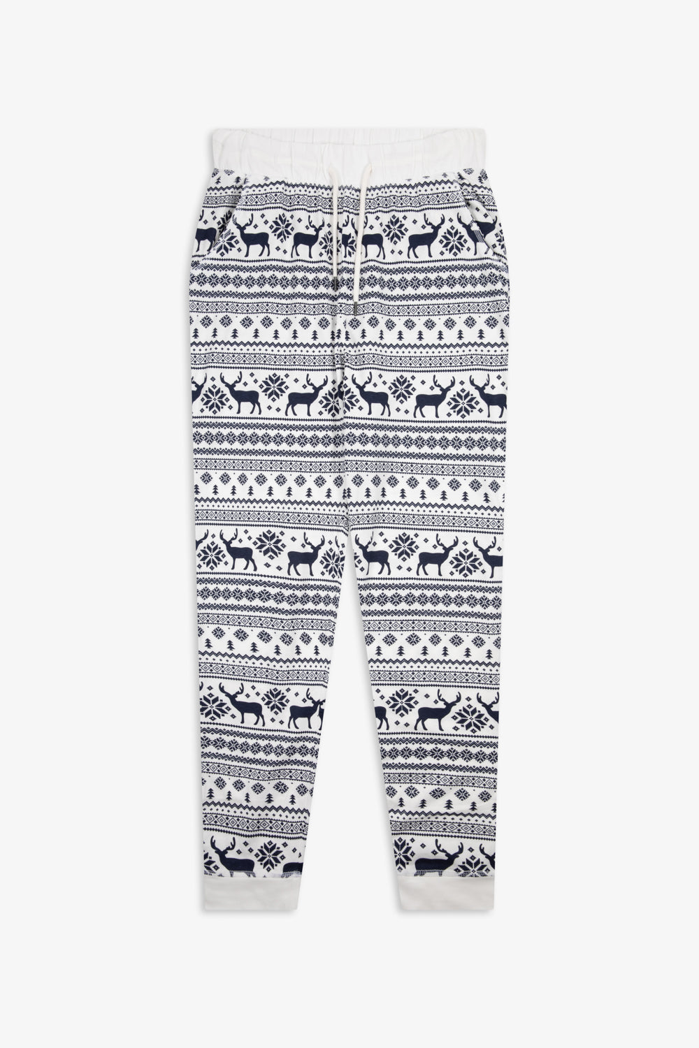 Reindeer Christmas Fairisle Ladies Pyjamas