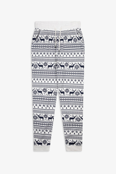 Reindeer Christmas Fairisle Ladies Pyjamas