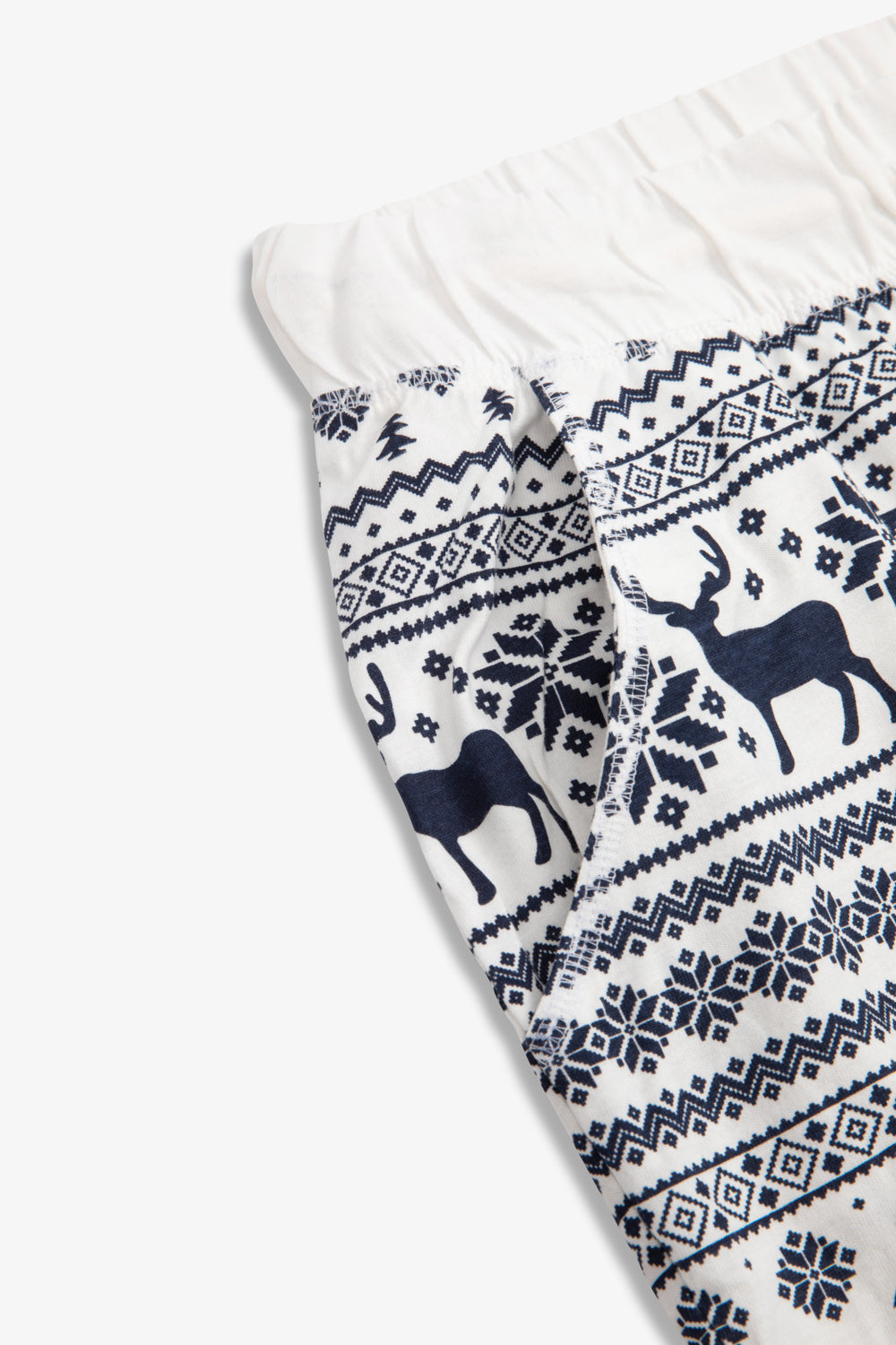 Reindeer Christmas Fairisle Ladies Pyjamas