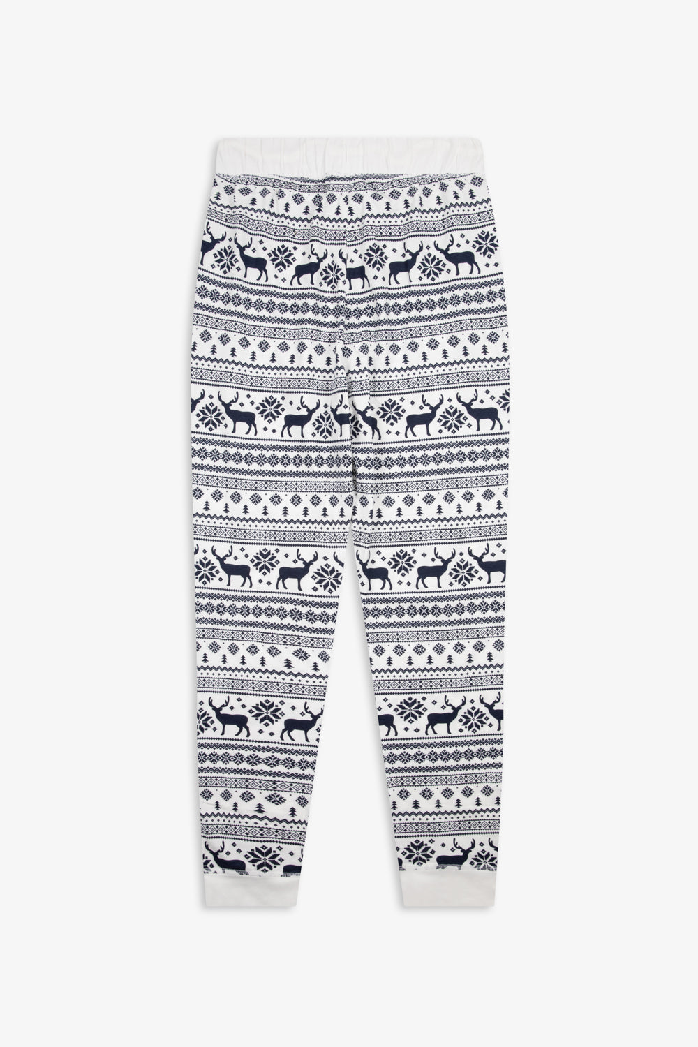 Reindeer Christmas Fairisle Ladies Pyjamas