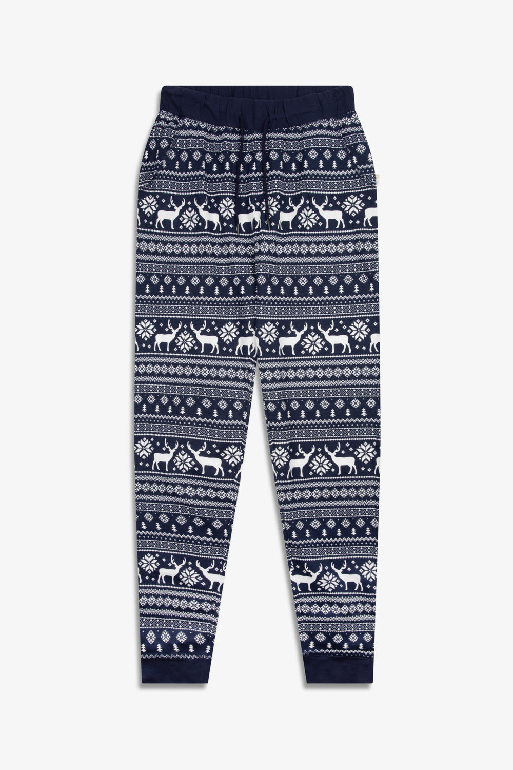 Reindeer Christmas Fairisle Ladies Pyjamas