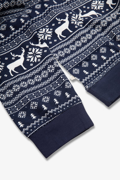 Reindeer Christmas Fairisle Ladies Pyjamas