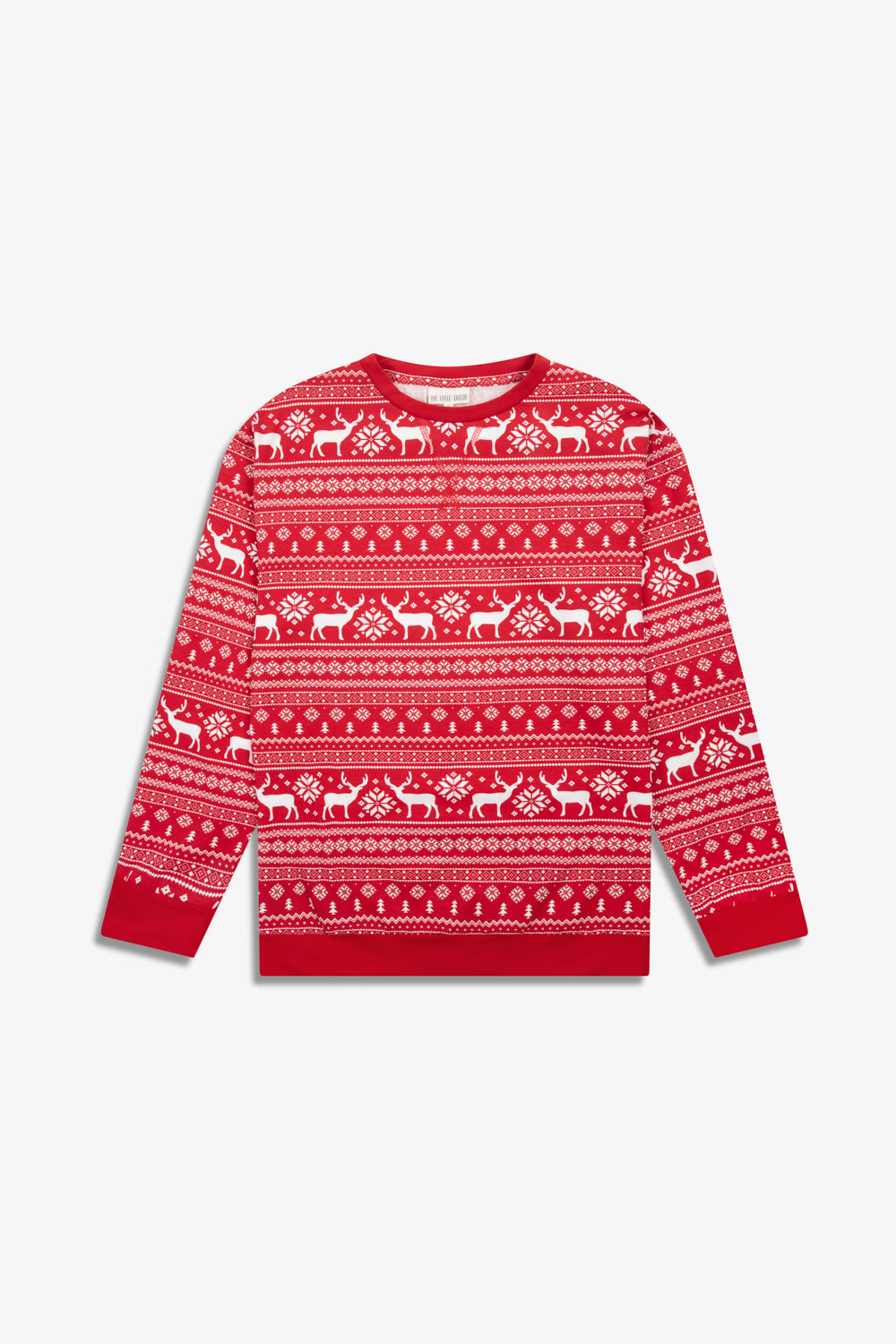 Ladies Reindeer Christmas Fairisle Pyjamas