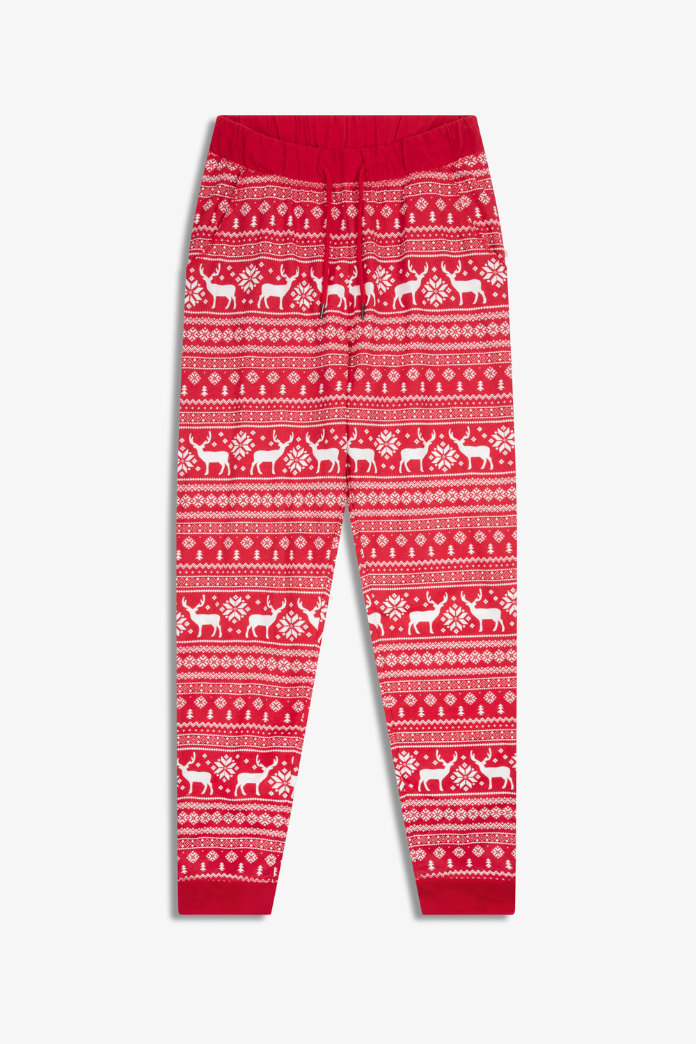 Ladies Reindeer Christmas Fairisle Pyjamas