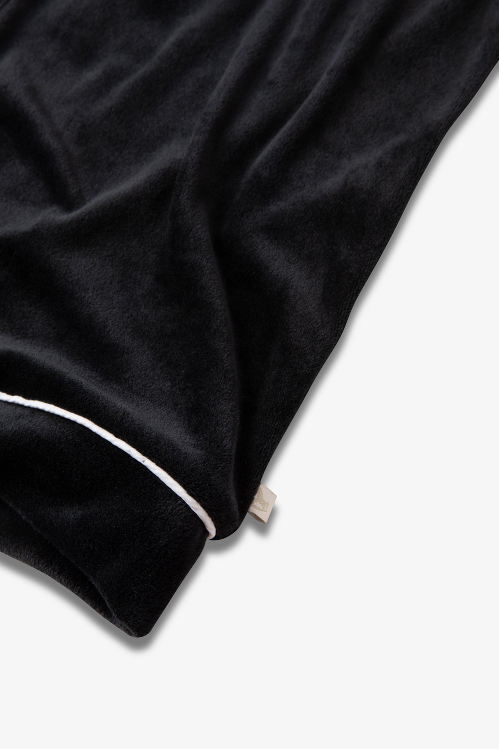 Luxury Soft Touch Velour Christmas Pyjamas - Black