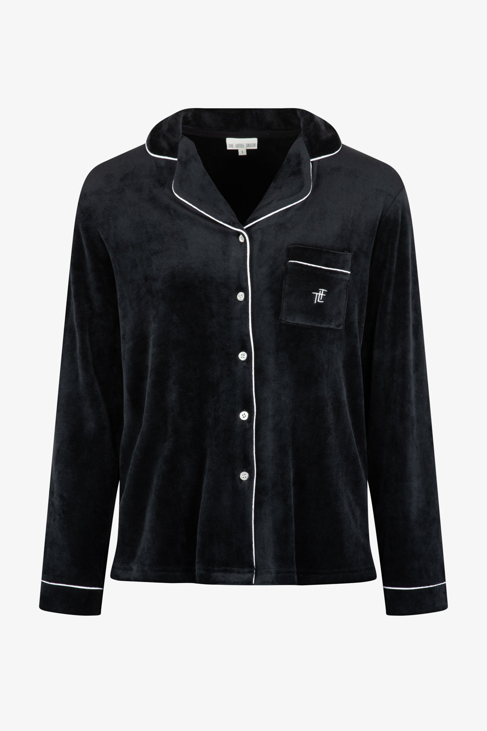 Luxury Soft Touch Velour Christmas Pyjamas - Black