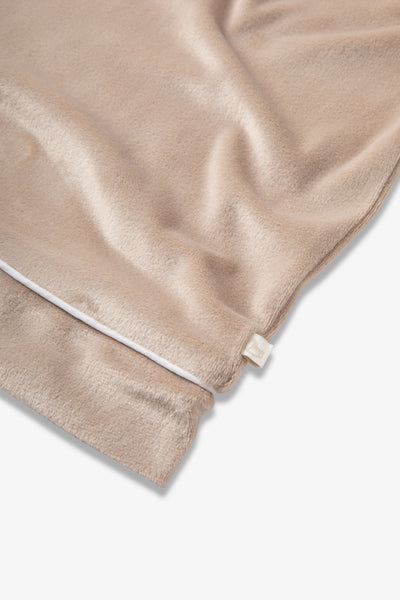Luxury Soft Touch Velour Christmas Pyjamas - Natural