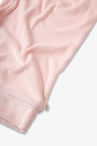 Luxury Soft Touch Velour Christmas Pyjamas - Dusky Pink