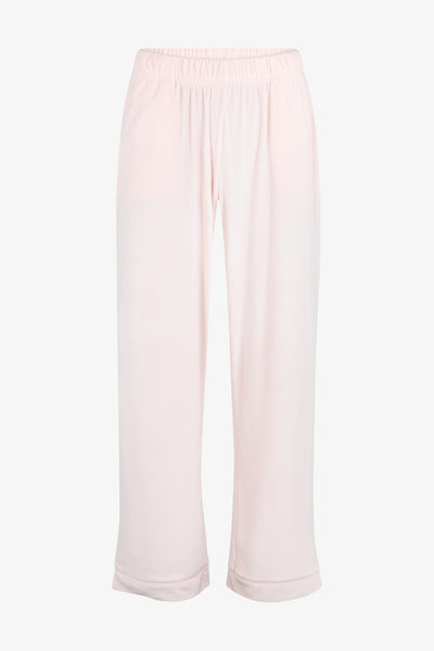Luxury Soft Touch Velour Christmas Pyjamas - Dusky Pink