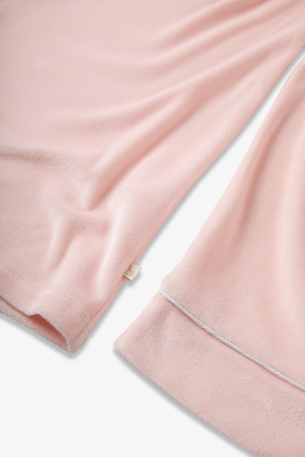 Luxury Soft Touch Velour Christmas Pyjamas - Dusky Pink