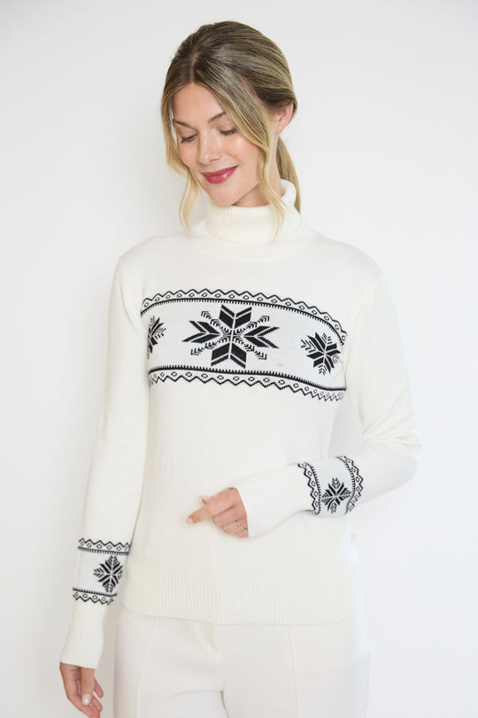 Snowflake Fairisle Slim Fit Ski Jumper