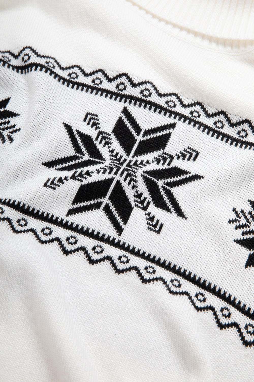 Snowflake Slim Fit Christmas Jumper