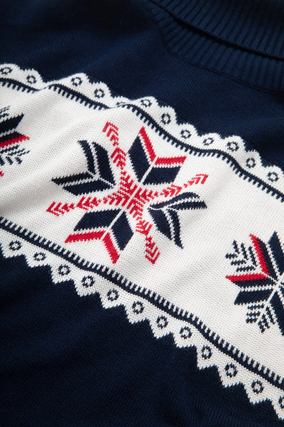 Snowflake Slim Fit Christmas Jumper