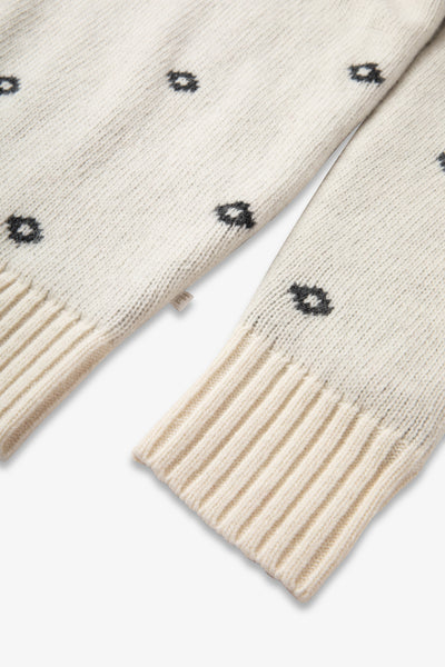Cream Snowflake Reindeer Jumper Ladies