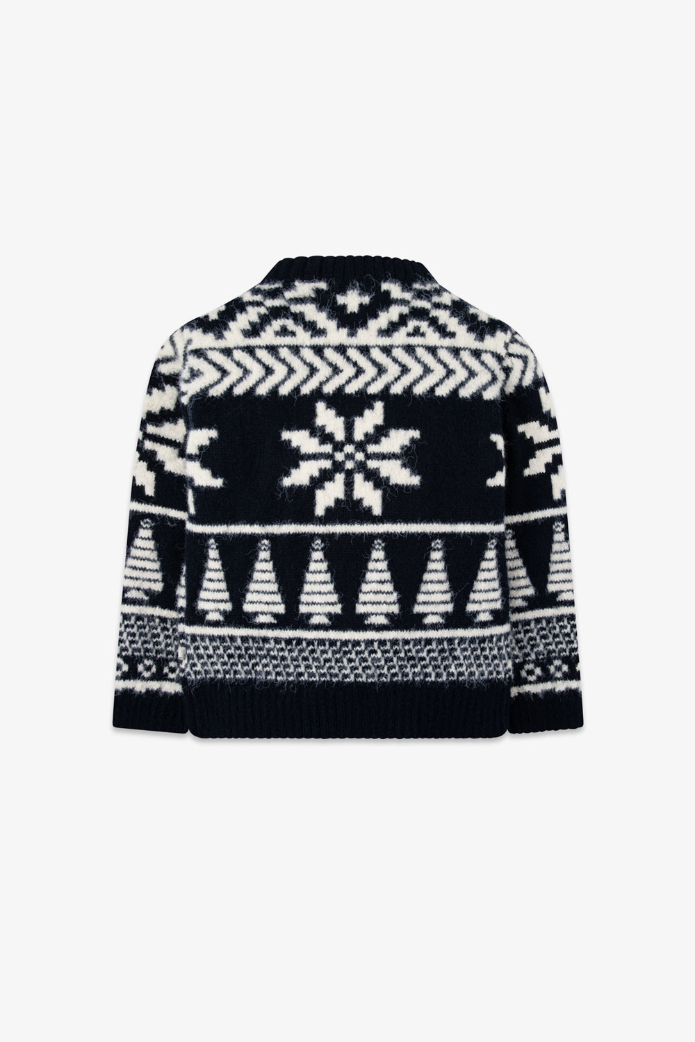 Navy/ Cream Two tone Fairisle Jumper Kids
